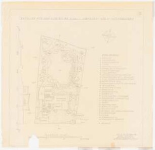 Garten Hopmann, Köln: Bepflanzungsplan 1:100
