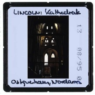 Lincoln, Kathedrale : Innenansicht Östliches Querhaus Nordarm