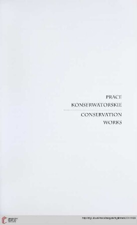 Prace konserwatorskie