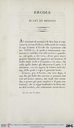 Ercole busti in bronzo
