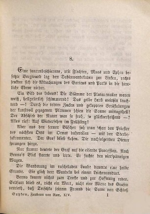 Der Zauberer von Rom : Roman in 9 Büchern, 14. (1863). - 141 S.