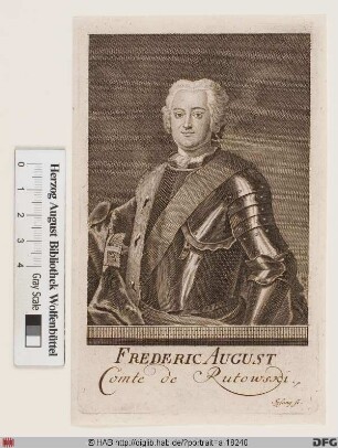 Bildnis Friedrich August Graf von Rutowski