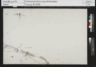 Gegend von Conradsdorf mit dort befindlichen Grubenbauen
