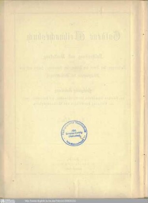 Das goldene Weihnachtsbuch : Beschreibung und Darstellung des Ursprungs, der Feier, der Sitten, der Gebräuche, Sagen und des Aberglaubens der Weihnachtszeit und gleichzeitig Anleitung zur sinnigen Schmückung des Christbaumes, der Pyramide, sowie zur Anlegung der Krippen und Weihnachtsgärten / von Hugo Elm. Mit 54 Abbildungen