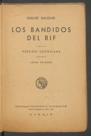 Bd. 1: Tomo primero