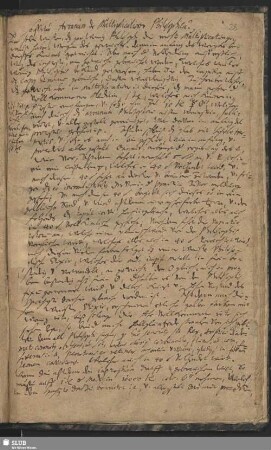 Bl. 28. Seqvitur Arcanum de multiplicatione philosophicâ.