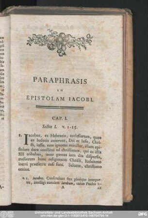 Paraphrasis In Epistolam Iacobi.
