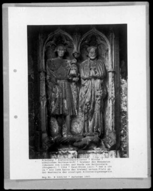 Grabmal des Ehepaares Johannes von Linden und Gunda von Bellersheim