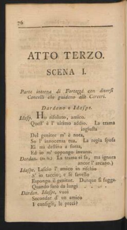 Atto Terzo = Dritte Handlung