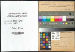 Entnazifizierung Ernst Bohn , geb. 19.05.1899 (Lehrer)