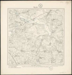 Meßtischblatt 659 : Warder, 1879 : Warder. - Aufn. 1877. - 1:25000. - [Berlin]: Reichsamt für Landesaufnahme, 1879. - 1 Kt.