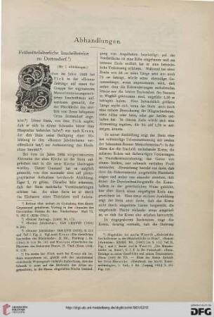 Frühmittelalterliche Inschriftensteine zu Dottendorf