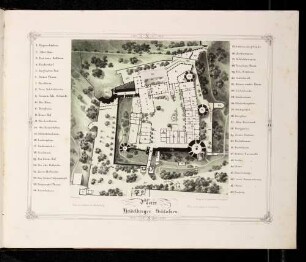 Heidelberger Schloss, Gebäudegrundriss