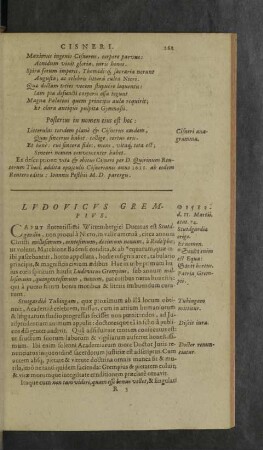 Ludovicus Grempius.