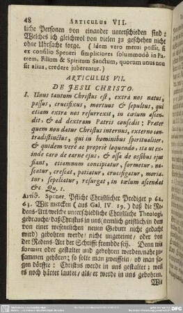 Articulus VII. De Jesu Christo
