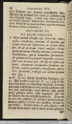 Articulus VII. De Jesu Christo