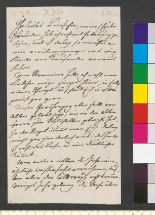 Brief von Zelter, Karl Friedrich an Goethe, Ottilie von geb. von Pogwisch