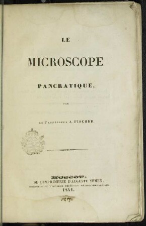 Le microscope pancratique