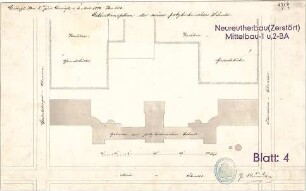 Neureuther, Gottfried von; München; Königlich - Bayerische Polytechnische Schule (TU) - Lageplan