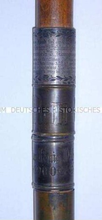Fahne 3. Garde-Regiment zu Fuß, II. Bataillon, Torso der Fahnenstange