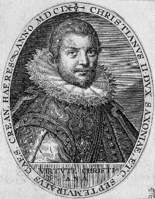 Bildnis des Kurfüsten Christian II. von Sachsen