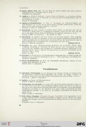 Verschiedenes (Nr. 901-964)