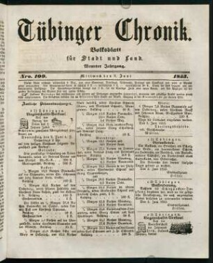 437-456, 8. Juni (Nro. 109) - 14. Juni (Nro. 113)