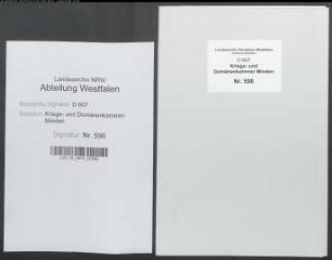 Amt Hausberge - Vogtei Übernstieg - Bauerschaft Aminghausen: Revidiertes Kataster
