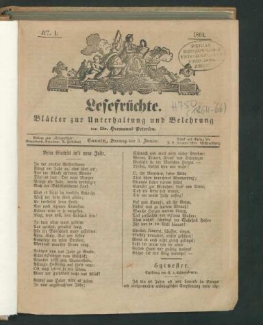 Titelseite einer Zeitung