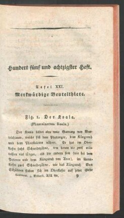 Hundert fünf und achtzigster Heft.