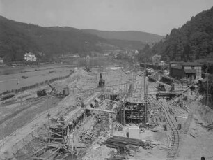 Baugrube Schleuse Heidelberg