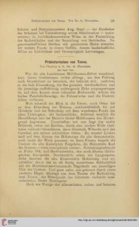 6: Prähistorisches von Tonna