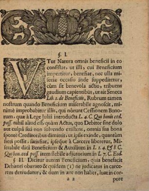 Diss. iur. de beneficio miserabili