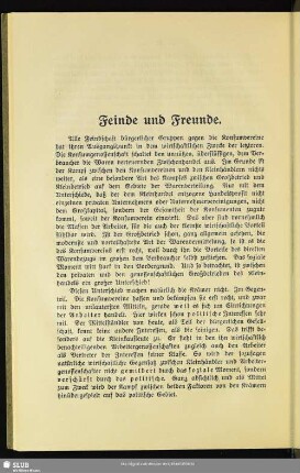 Feinde und Freunde