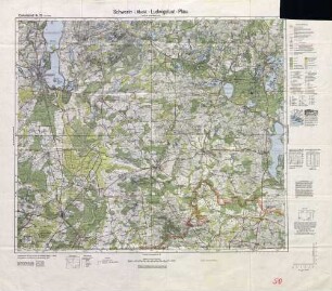 Reichskarte: Einheitsblatt 35 (1cm-Karte) Schwerin i. Meckl.-Ludwigslust-Plau