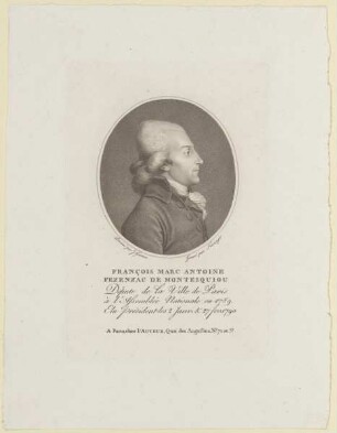 Bildnis des François Marc Antoine Fezenzac de Montesquiou
