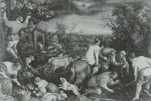 Gemälde Oktober, um 1600
