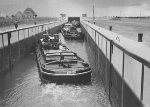 Bau Schleuse Schlüsselburg/Weser
