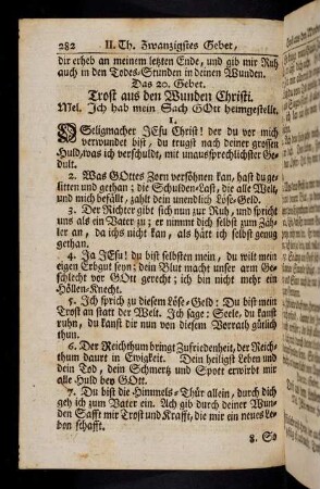 282-292, Das 20. - 23. Gebet