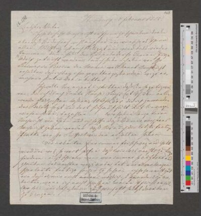 Brief an Herrn Bassenge