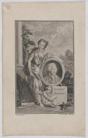 Bildnis des Hubert Gravelot