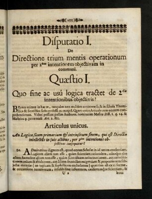 155-158, Quaestio I