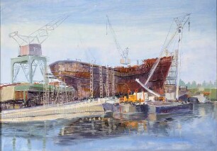 Hitzler-Werft in Lauenburg