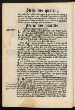 Articulus quartus
