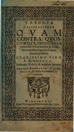 Theoria Calendariorum