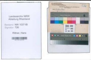 Entnazifizierung Hans Rittner , geb. 00.00.0000 ()