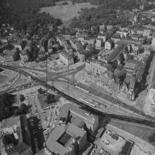 Friedrich-Engels-Platz in Leipzig : Blickrichtung Nordwesten