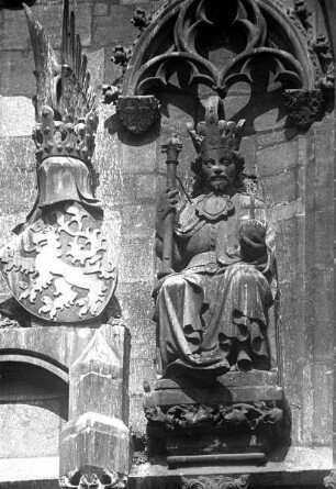 Skulpturenschmuck vom Altstädter Brückenturm — König Wenzel IV.