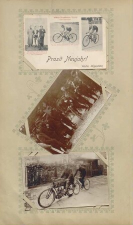 Postkartenalbum Radsport; Blatt 6