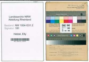 Entnazifizierung Elly Hetzel , geb. 23.07.1903 (Gastwirtin)